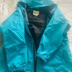 Children's Waterproof Rain Jacket 10/11T, Glacier Blue